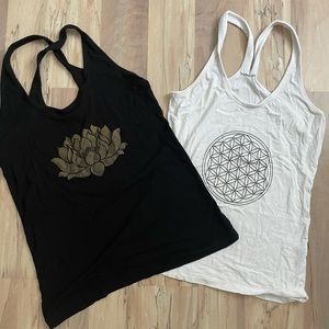 Set of two yoga tanks from Bali
